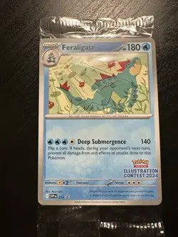 2024 Pokemon Illustration Contest - Sealed Promo 3 Card set with Yawning Pikachu - Image 3