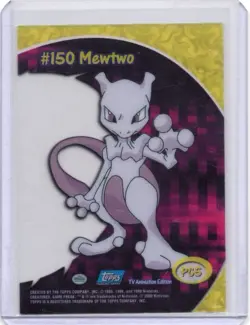 Pokemon Card - Mewtwo - PC5 - Topps TV Animation Edition - 2000 - Image 4