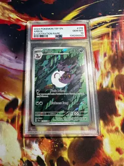 Arbok 176/162 PSA 10 Illustration Rare Temporal Forces Pokemon Card - Image 1