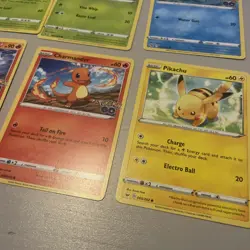 Pokémon TCG Pokemon Pikachu Ivysaur Squirtle Card bundle (6 cards) Near Mint - Image 2