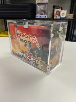 Pokemon Japanese Neo Discovery (EMPTY) Booster Box - No Cards, with Acrylic - Image 3