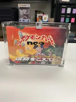 Pokemon Japanese Neo Discovery (EMPTY) Booster Box - No Cards, with Acrylic - Image 5