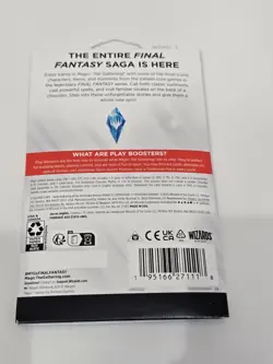 Magic The Gathering Final Fantasy Play Booster Sleeved Pack - Image 2