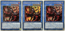 3 x BACH-EN089 Libromancer Doombroker - Ultra Rare 1st Ed Near Mint YuGiOh - Image 4