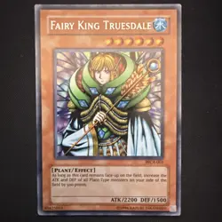 Yugioh Fairy King Truesdale WC4-001 Parallel Secret Rare MP - Image 1