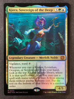 MTG March of the Machine: The Aftermath #35 Kiora, Sovereign of the Deep FOIL NM - Image 1