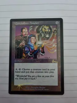 MTG Magic the Gathering - FOIL Quicksilver Amulet MP Urza's Legacy Rare - Image 1
