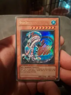 Yu-Gi-Oh Ocean Dragon Lord Neo-Daedalus SD4-EN001 Ultra Rare 1st Edition - Image 3