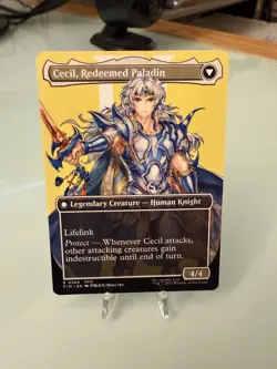 Cecil, Dark Knight (Borderless) Double-sided Final Fantasy Regular-NM Condition - Image 2