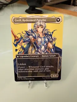 Cecil, Dark Knight (Borderless) Double-sided Final Fantasy Regular-NM Condition - Image 4
