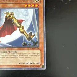 Yugioh Elemental Hero Captain Gold DP06-EN004 Rare - 1st Edition Lightly Played - Image 5