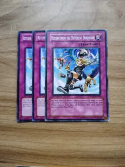 Yu-Gi-Oh - Return From The Different Dimension 3X - Full Playset - Image 1