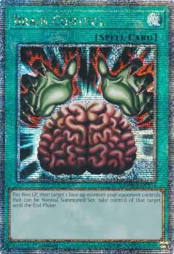 Yugioh! LP Brain Control - RA03-EN154 - Quarter Century Secret Rare - 1st Editio - Image 2