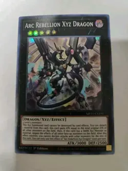 MP21-EN191 Arc Rebellion Xyz Dragon Super Rare 1st Edition Mint YuGiOh Card - Image 3