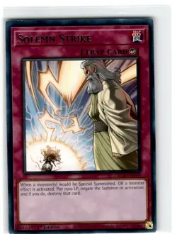Yu-Gi-Oh! Solemn Strike Rare 1stEdition Lightly Played - Image 3