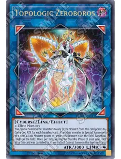 Yugioh - Topologic Zeroboros (Ultra Rare) (1st Edition) - SDRR-EN041 P - Image 2