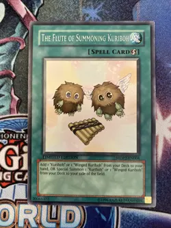 (AA) Yu-Gi-Oh! The Flute of Summoning Kuriboh MDP2-EN004 limited edition MP - Image 1