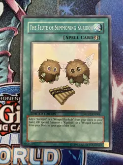 (AA) Yu-Gi-Oh! The Flute of Summoning Kuriboh MDP2-EN004 limited edition MP - Image 7