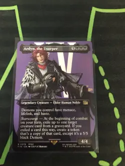 MTG Magic The Gathering Ardyn, The Usurper FIN 379 Rare Borderless Final Fantasy - Image 2