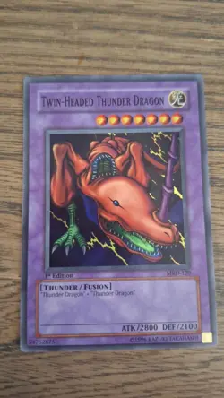 Twin-Headed Thunder Dragon MRD-120 | LP |Metal Raiders 1st Edition Super Rare - Image 1