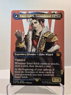 MTG Emet-Selch, Unsundered 0394 (Borderless) Final Fantasy Magic The Gathering - Image 1
