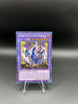 YU-GI-OH! Snake Eyes Doomed Dragon SUDA-EN035 Secret Rare - Image 1