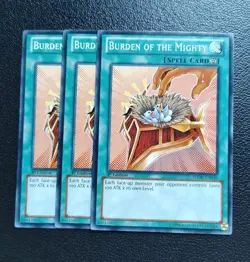Yu-Gi-Oh - Burden Of The Mighty   3X - Full Playset - Image 1
