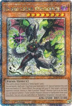 Diabellstar Vengeance (Quarter Century Secret Rare) ALIN-EN011 Alliance Insight 1st Edition - Image 1