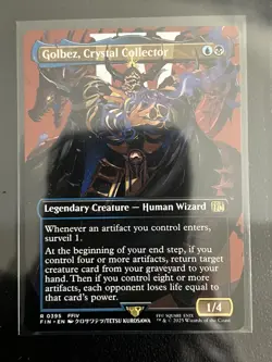 MTG Golbez, Crystal Collector (Borderless) #395 Regular Final Fantasy NM ENG MTG - Image 1