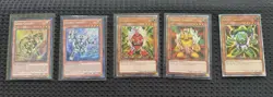 Yu-Gi-Oh! Gadget Set 5pc Green Red Yellow Silver Gold QCSR and Secret Rare - Image 1