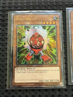 Yu-Gi-Oh! Gadget Set 5pc Green Red Yellow Silver Gold QCSR and Secret Rare - Image 11