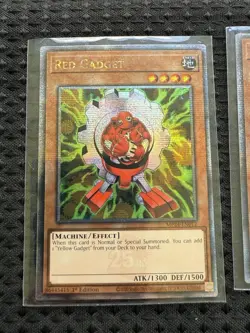 Yu-Gi-Oh! Gadget Set 5pc Green Red Yellow Silver Gold QCSR and Secret Rare - Image 4