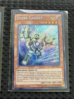 Yu-Gi-Oh! Gadget Set 5pc Green Red Yellow Silver Gold QCSR and Secret Rare - Image 5