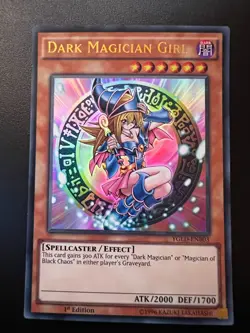 Dark Magician Girl YGLD-ENB03 Ultra Rare 1st Edition Near Mint Yugioh - Image 3