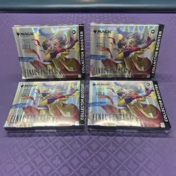 Magic The Gathering Final Fantasy Collector Booster Omega Box LOT OF 4 SEALED - Image 4