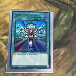 Monster Reborn LOB-EN118 Legend of Blue Eyes White Dragon (25th Anniversary... - Image 1
