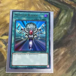 Monster Reborn LOB-EN118 Legend of Blue Eyes White Dragon (25th Anniversary... - Image 3