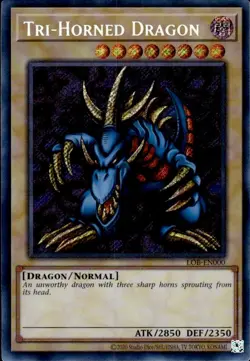 YuGiOh Legend of Blue Eyes 25th Anniversary LOB-EN000 Secret Rare - Image 2