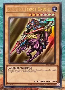 Gaia The Fierce Knight - LOB-EN006 - Ultra Rare - Unlimited NM Near Mint Yugioh - Image 5
