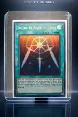 YuGiOh Swords Of Revealing Light LOB-EN101 Super Rare 25th Anniversary Near Mint - Image 3