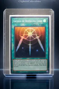 YuGiOh Swords Of Revealing Light LOB-EN101 Super Rare 25th Anniversary Near Mint - Image 6