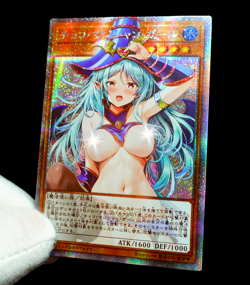 Yugioh Chocolate Magician Girl Secret Rare Uncensored Alt Art Sexy Waifu Custom - Image 11