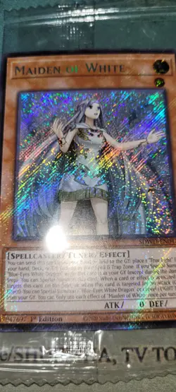 ERROR Yu-Gi-Oh Maiden of White SR Prismatic Misprint SDWD-EN043 - Image 1
