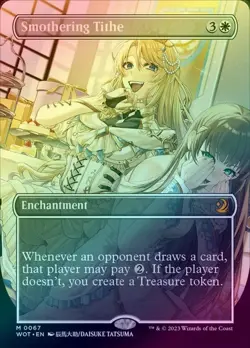Wilds of Eldraine Enchanting Tales Foil: Smothering Tithe (0067 - Anime) NM - Image 2