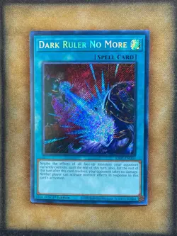 Yugioh Dark Ruler No More RA01-EN060 Secret Rare 1st Ed NM - Image 1