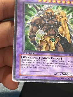 Elemental Hero Wildedge EEN-EN035 1st Edition Ultra Rare Yu-Gi-Oh - Image 5