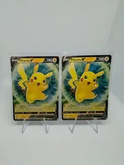 Pikachu V SWSH198 SWSH: Sword & Shield Promo Cards Holo POKEMON CARD TCG [NM] - Image 3