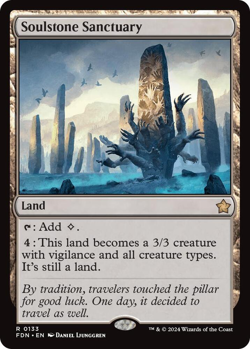 MTG magic 1x Soulstone Sanctuary (M/NM) Foundations - Image 2