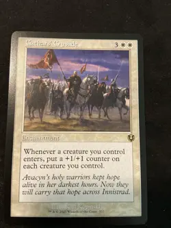 Cathars' Crusade #337 with (Retro Frame) Innistrad Remastered MTG - Image 1