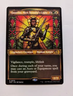 Danitha, New Benalia's Light - Showcase MAT NM MTG - Image 3